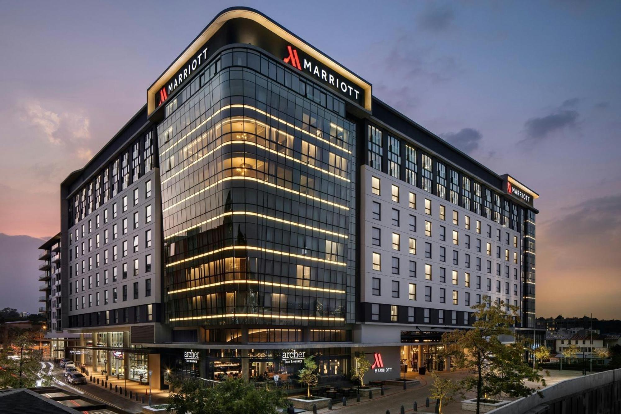 Johannesburg Marriott Hotel Melrose Arch Exterior foto